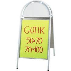 NORDIC Brands Gatuställ Gotik Vit, 50x70cm