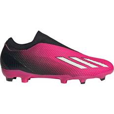 Adidas 45 ⅓ - Dam Fotbollsskor adidas X Speedportal.3 Laceless Firm Ground - Team Shock Pink 2/Zero Metalic/Core Black