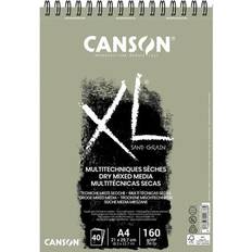 Canson Drawing pad Touch XL Grå 160 g 40 Blad 5 antal Spiral (210 x 297 mm)