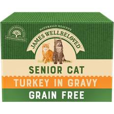 James Wellbeloved Grain Free Senior Cat Turkey Gravy