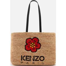 Kenzo Toteväskor Kenzo Logo-AppliquÃ©d Large Raffia Tote Bag
