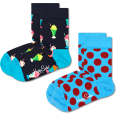 Happy Socks 2-Pack Kids Milkshake Crew Sock