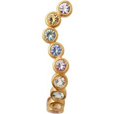 Stine A Candy Sparkle Hugging Creol Left Earring - Gold/Multicolour