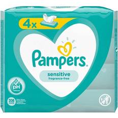 Pampers Sköta & Bada Pampers Sensitive Baby Wipes 208pcs, 4 Pack