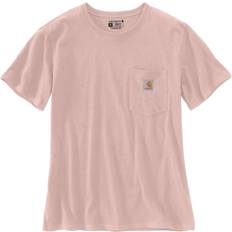 Bomull - Herr - Rosa T-shirts Carhartt Women's Loose Fit Heavyweight Short-Sleeve Pocket T-shirt