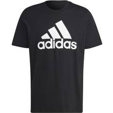 Adidas Herr Kläder adidas Essentials Single Jersey Big Logo T-shirt - Black
