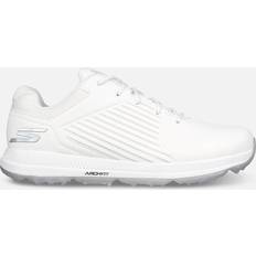 Dam - Vita Golfskor Skechers Women's Arch Fit GO GOLF Elite 5-GF Spikeless Golf Shoes 3203627- White/Silver, white/silver