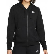 Nike Unisex Överdelar Nike Sportswear Club Fleece Full-Zip Hoodie - Black/White