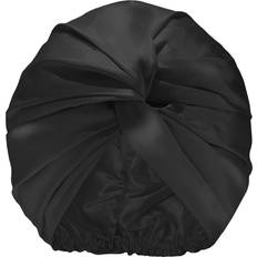 Svarta Bonnetter Slip Pure Silk Turban