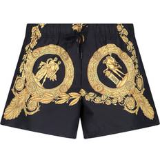 Versace Badbyxor Versace Underwear Black Maschera Baroque Swim Shorts 5B000 Black Gold