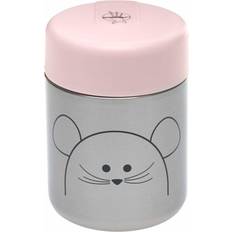 Lässig Barntermosar Lässig baby children thermo warming box porridge snacks leakproof stainless steel Little Chums Mouse
