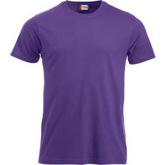Herr - Lila - Polyester T-shirts Clique New Classic T-shirt, Blå