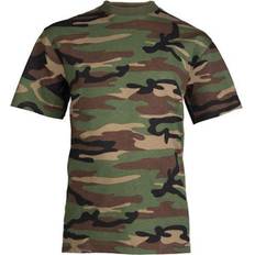 Kamouflage Överdelar Mil-Tec Camouflage t-shirt til børn, Woodland, 176/XXL