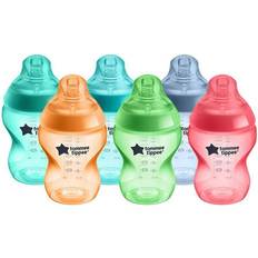 Tommee Tippee Plast Nappflaskor Tommee Tippee Closer to Nature Nappflaskor 260ml 6-pack