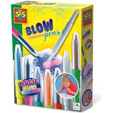 SES Creative Markers SES Creative Blow Pens Airbrush Magic Colours (S00283)