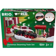 BRIO Tåg Battery Steam Locomotive Christmas Set