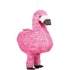 Boland Piñatas Boland 30921 – Pinata Flamingo, 55 x 39 cm, slag Pinata, fågel utan fyllning, dekoration, födelsedag, tema, partyspel, barn, kul