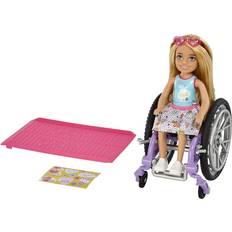 Mattel Hästar Leksaker Mattel Barbie Chelsea Doll With Wheelchair & Ramp Blonde