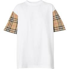 Burberry Dam T-shirts & Linnen Burberry Vintage Check T-shirt - White