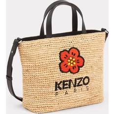 Kenzo Axelremsväskor Kenzo boke flower raffia handbag