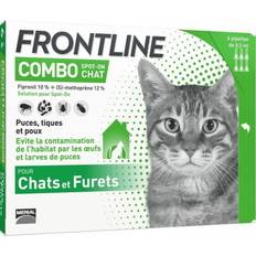 Frontline Katter Husdjur Frontline Mot parasiter Combo 6 antal