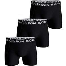 Björn Borg Kalsonger Björn Borg Cotton Stretch Boxer 3-pack Svart