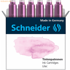 Schneider Pastell bläckpatron (standardpatroner för fyllning) lila, 6 stycken