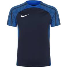 Nike Kortärmad fotboll Top Y Nk Df Strk23 Top Ss, obsidian/kungsblå/vit, DR2287-451