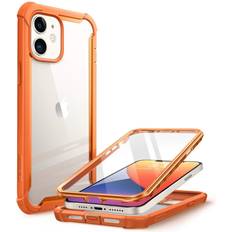 I-Blason Orange Mobilskal i-Blason Ares Series Designed for iPhone 12 Mini Case 2020 Dual Layer Rugged Clear Bumper Case with Built-in Screen Protector Orange