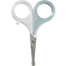 Beaba Nail Scissors for Babies and Kids for Nail Care and Manicure Rounded Tips Blue