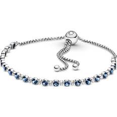 Pandora Slider Bracelet - Silver/Blue/Transparent