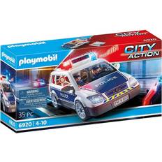 Plastleksaker - Poliser Lekset Playmobil City Action Squad Car With Lights & Sound 6920