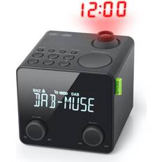 Muse M-189 CDB Projection Clock Radio Svart