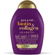 Lockigt hår Schampon OGX Thick & Full Biotin & Collagen Shampoo 385ml