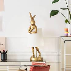 Kare Design Animal Rabbit Gold/White Bordslampa 68cm