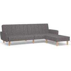 vidaXL Bed with Footstool Soffa 220cm 2st 2-sits