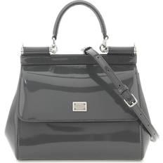 Dolce & Gabbana Sicily Small Shiny Leather Handbag