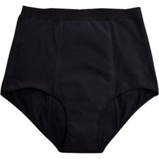 Bomull Trosor Imse High Waist Heavy Flow Period Underwear - Black