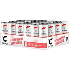 Celsius Sport- & Energidrycker Celsius Strawberry Lemonade 355ml 24 st