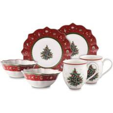 Röda Serviser Villeroy & Boch Toys Delight 6 Service for 2 Porcelain/Ceramic Dinner Set