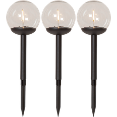 LED-belysning Golvlampor & Markbelysning Star Trading Globe Black Markbelysning 25cm 3st
