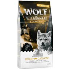 Wolf of Wilderness JUNIOR "Rocky Canyons" Free Range Beef Grain Free 12 kg