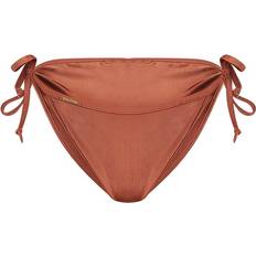 PrettyLittleThing Mix & Match Tie Side Bikini Bottom - Deep Brown