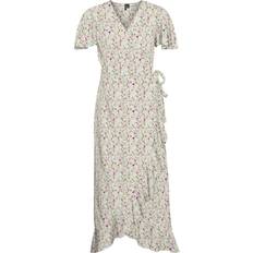 46 - Blommiga - Långa klänningar Kläder Vero Moda Emma Henna Long Dress - Green/Sprucestone