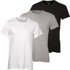 Calvin Klein Bomull - Herr - Svarta Kläder Calvin Klein Classic Fit Crewneck T-shirt 3-pack - Grey/White/Black