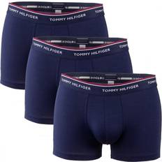 Tommy Hilfiger Stretch Underkläder Tommy Hilfiger Premium Essential Repeat Logo Trunks 3-pack - Peacoat