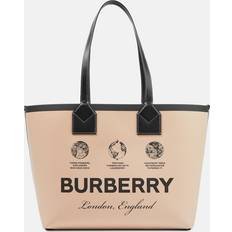 Burberry Womens Beige Heritage Medium Canvas Tote bag