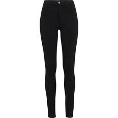 Pieces Jeans Pieces High Waist Skinny Fit Jeggings - Black