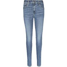 Levi's 720 High Rise Super Skinny Jeans - Medium Indigo Worn In/Blue