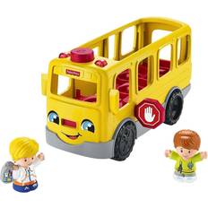 Mattel Bussar Mattel hjn36: little people schulbus mit spielfiguren und sound